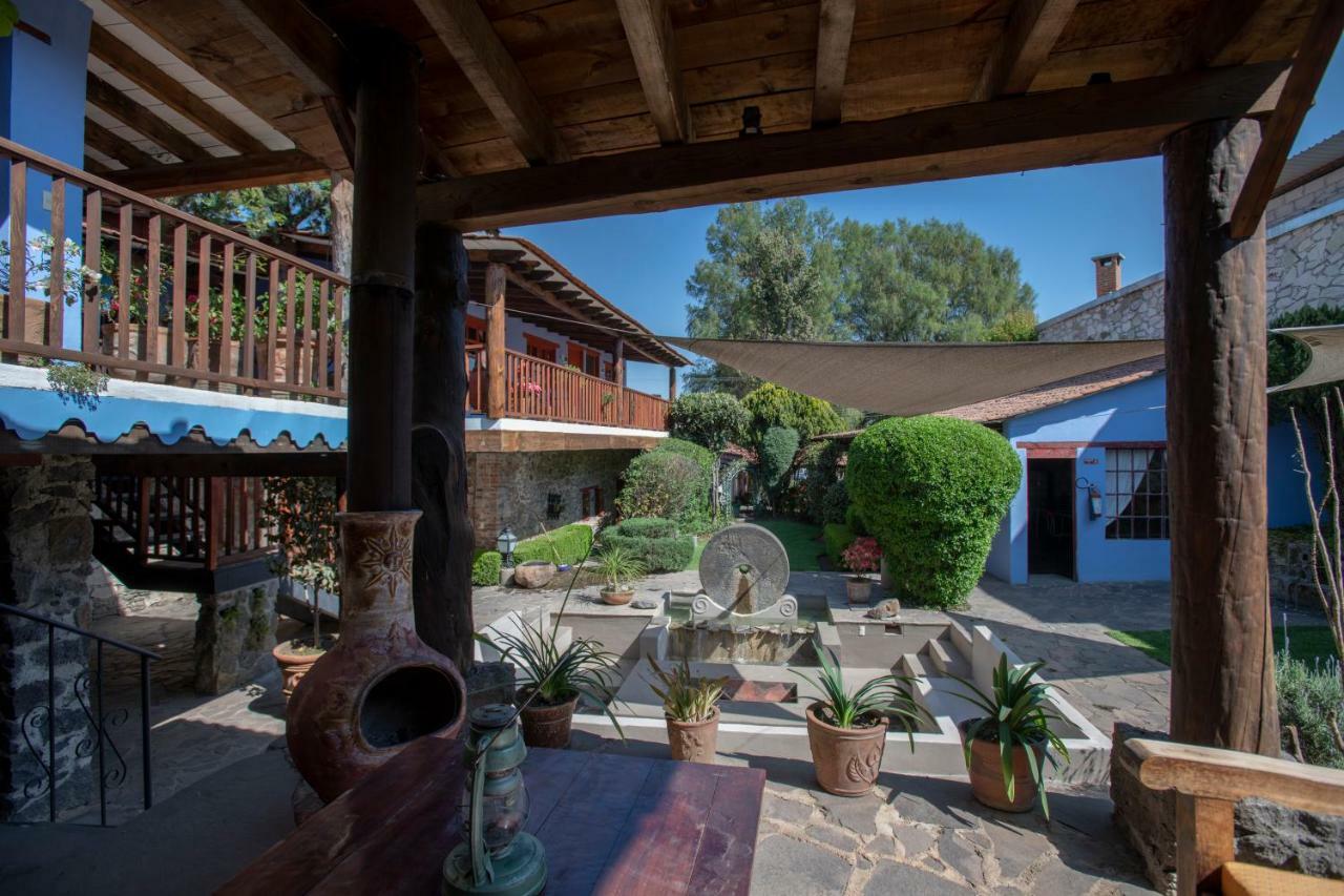 La Casa Azul Huasca & Restaurante La Terraza Hotel Huasca de Ocampo Ngoại thất bức ảnh